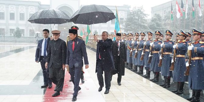 6 Jam menegangkan Presiden Jokowi di Afganistan